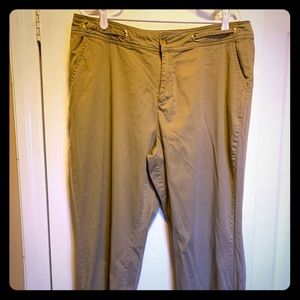 Khaki Lace-up Bottom Pants!!